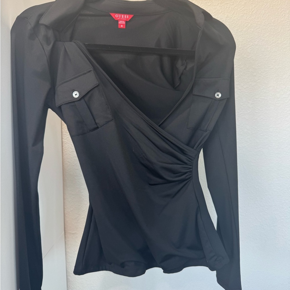 GUESS Elegant Black Blouse